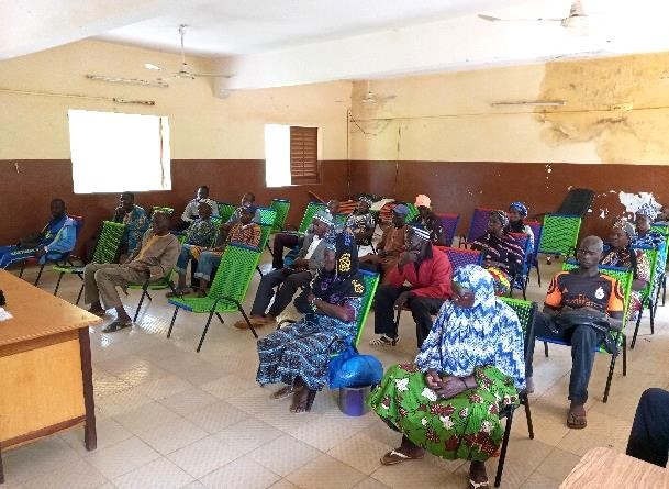 Les membres de comités de gestion de PMH présents à la formation (Ph N. Saliya)