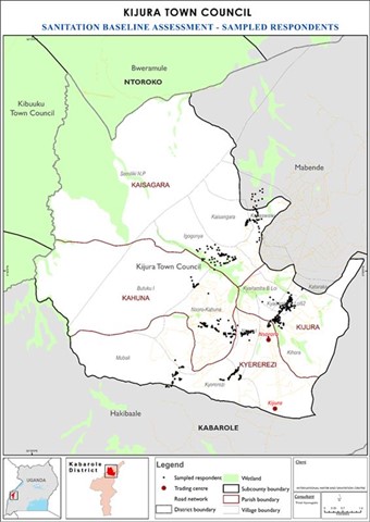 Map of Kijura Town Council Map of Kijura Town Council