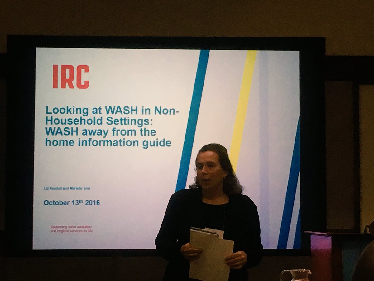Marielle Snel presenting the session on WASH away from the home at UNC (photo: Bryony Stentiford) Marielle Snel presenting the session on WASH away from the home at UNC (photo: Bryony Stentiford)
