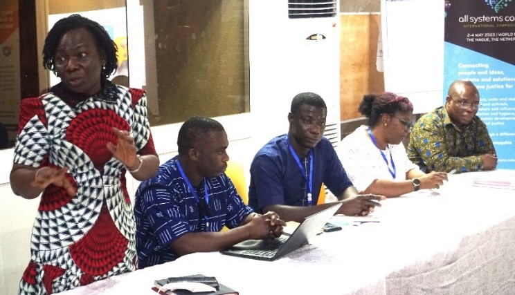 Vida Duti speaking at the side event