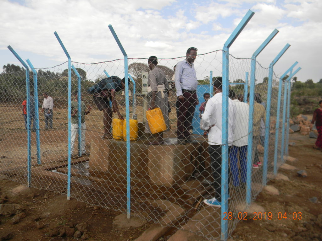 A shallow well built by WaterAid Ethiopia used by community members in Kurt Bahir Village Of North Mecha District; Feb. 2019 A shallow well built by WaterAid Ethiopia used by community members in Kurt Bahir Village Of North Mecha District; Feb. 2019