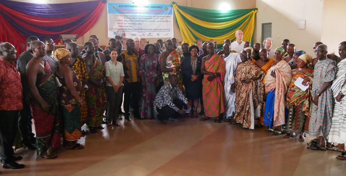Group Image Launch of the Asutifi project