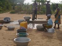 Water users fetching from a facility Water users fetching from a facility