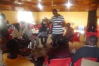 Participants in group work at the SMS workshop Participants in group work at the SMS workshop