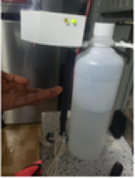 Handwashing device designed by Alazar Workeneh