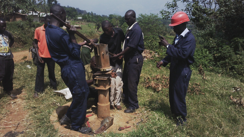 Borehole rehabilitation in Uganda