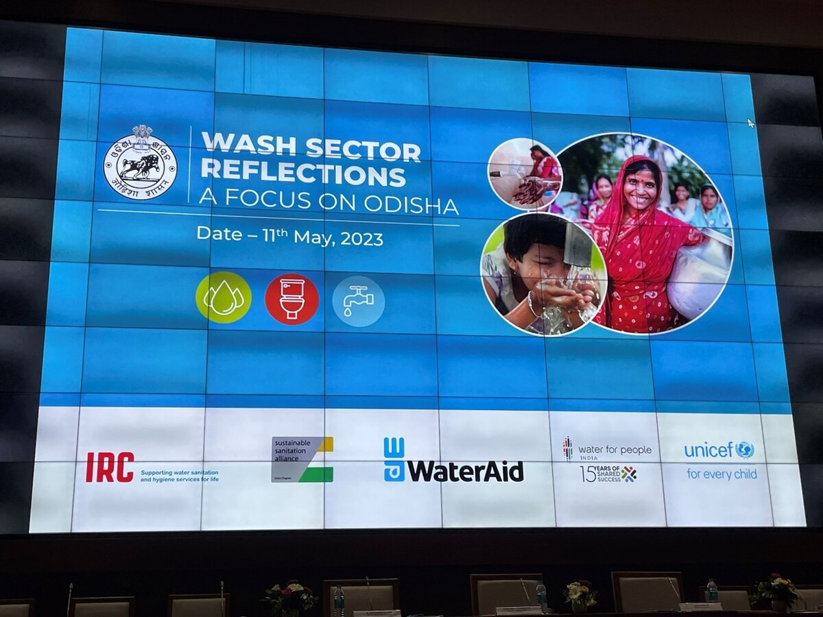 WASH Sector Reflections : a Focus on Odisha, 11 May 2023 - slide projection WASH Sector Reflections : a Focus on Odisha, 11 May 2023 - slide projection