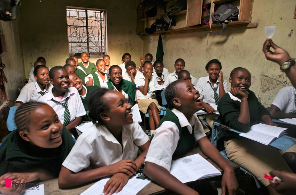 Reaction to menstrual cup / photo: Femme International Reaction to menstrual cup / photo: Femme International