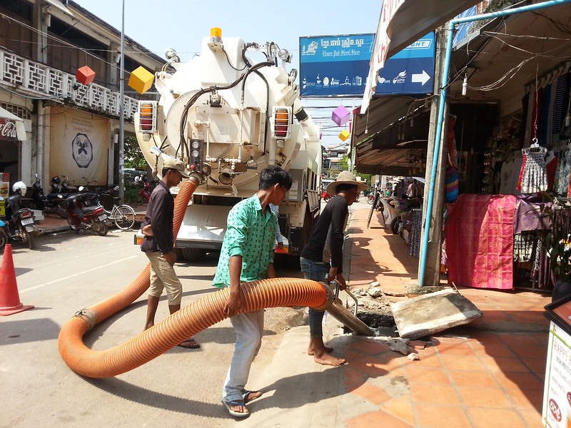 Siem Reap, Cambodia, faecal sludge management