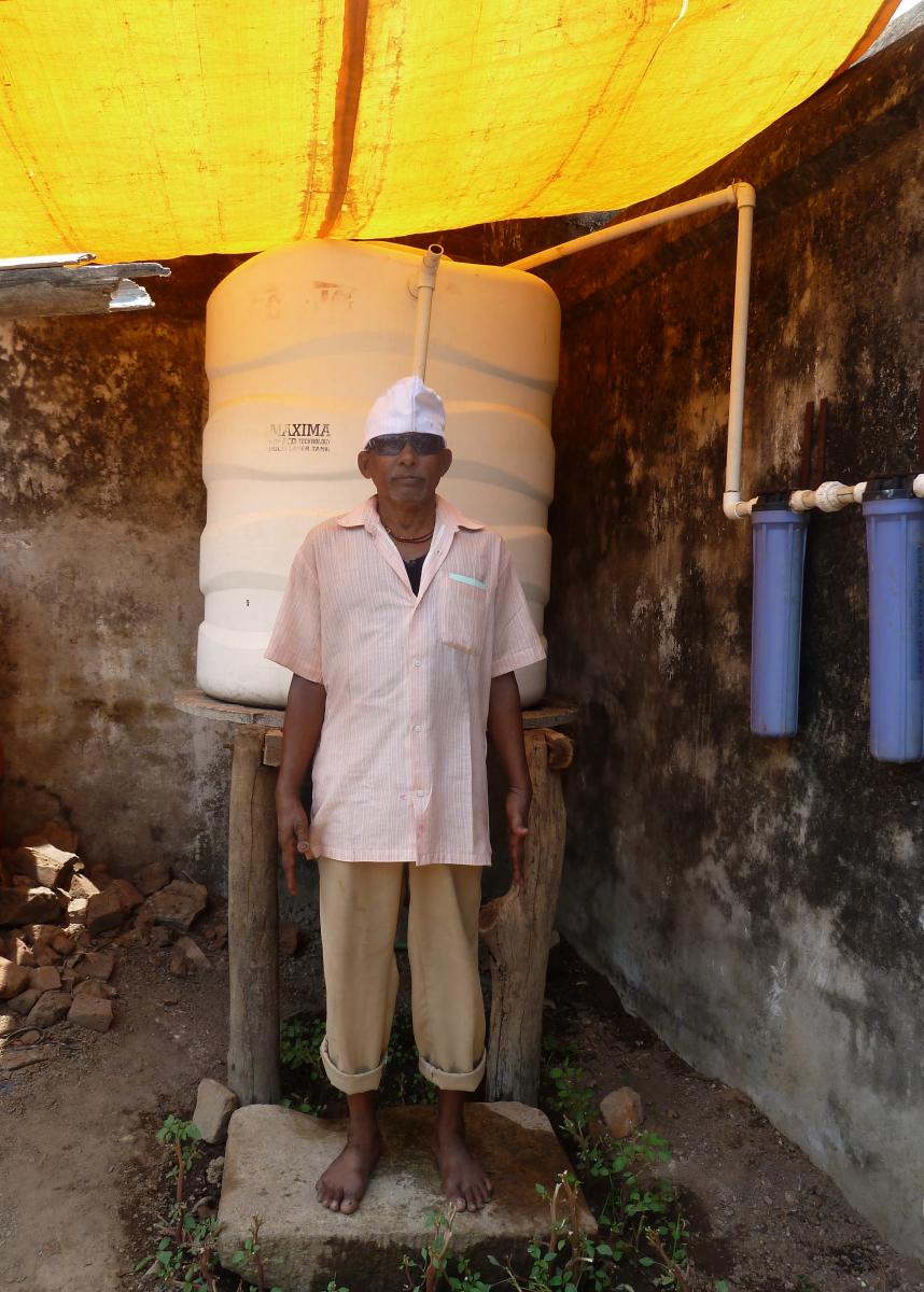Water kiosk entrepreneur Kabicha Ndranayak Water kiosk entrepreneur Kabicha Ndranayak