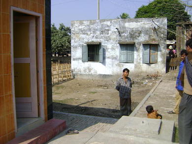 The location of the original latrine site