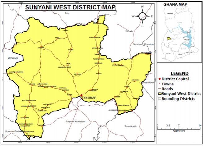 Sunyani West District in Ghana Sunyani West District in Ghana