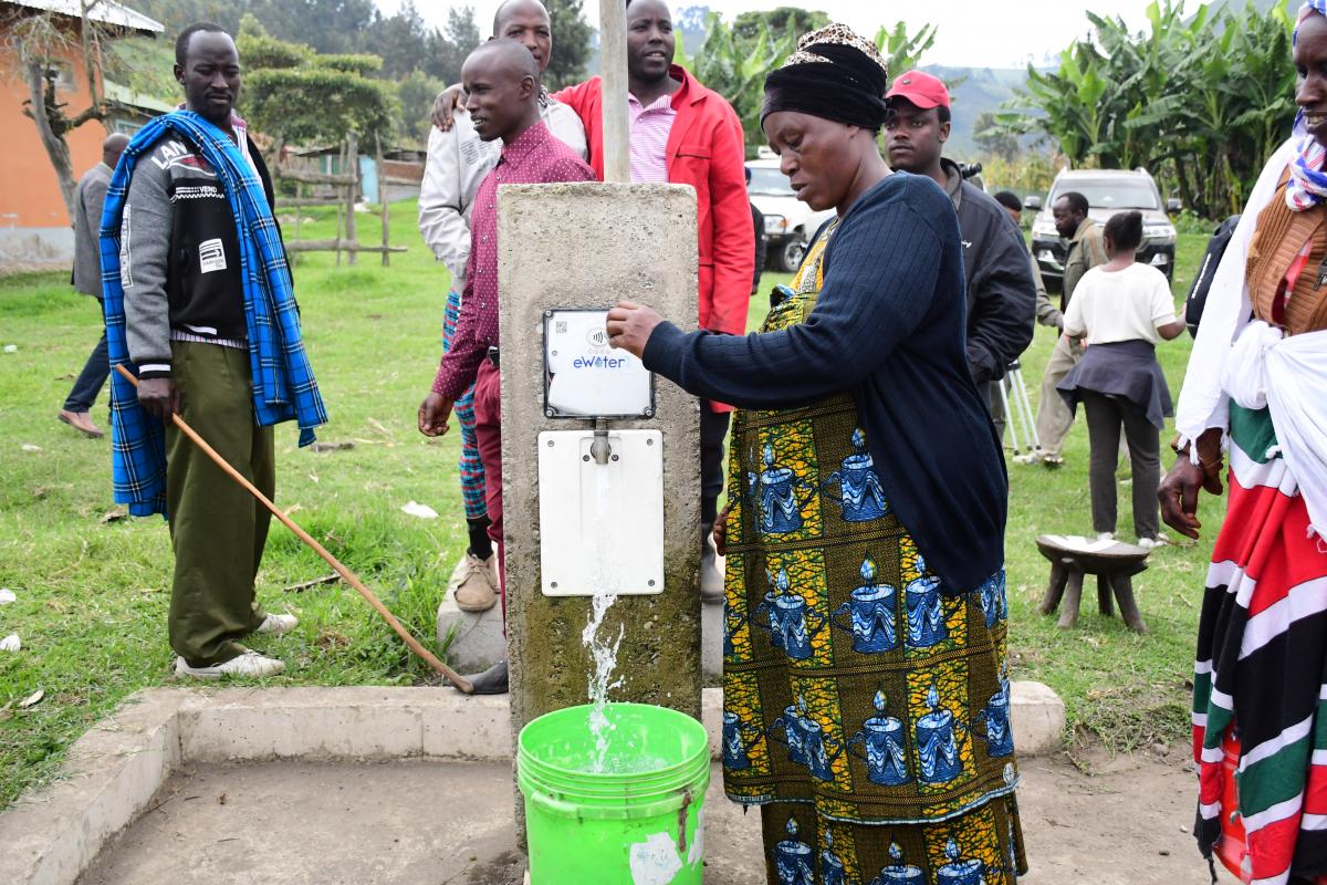 Water pump in Arusha, Tanzania Water pump in Arusha, Tanzania