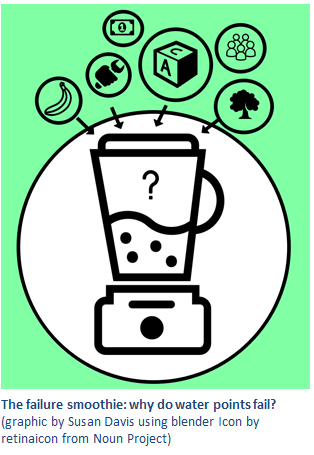 The failure smoothie:Why do water point fail?