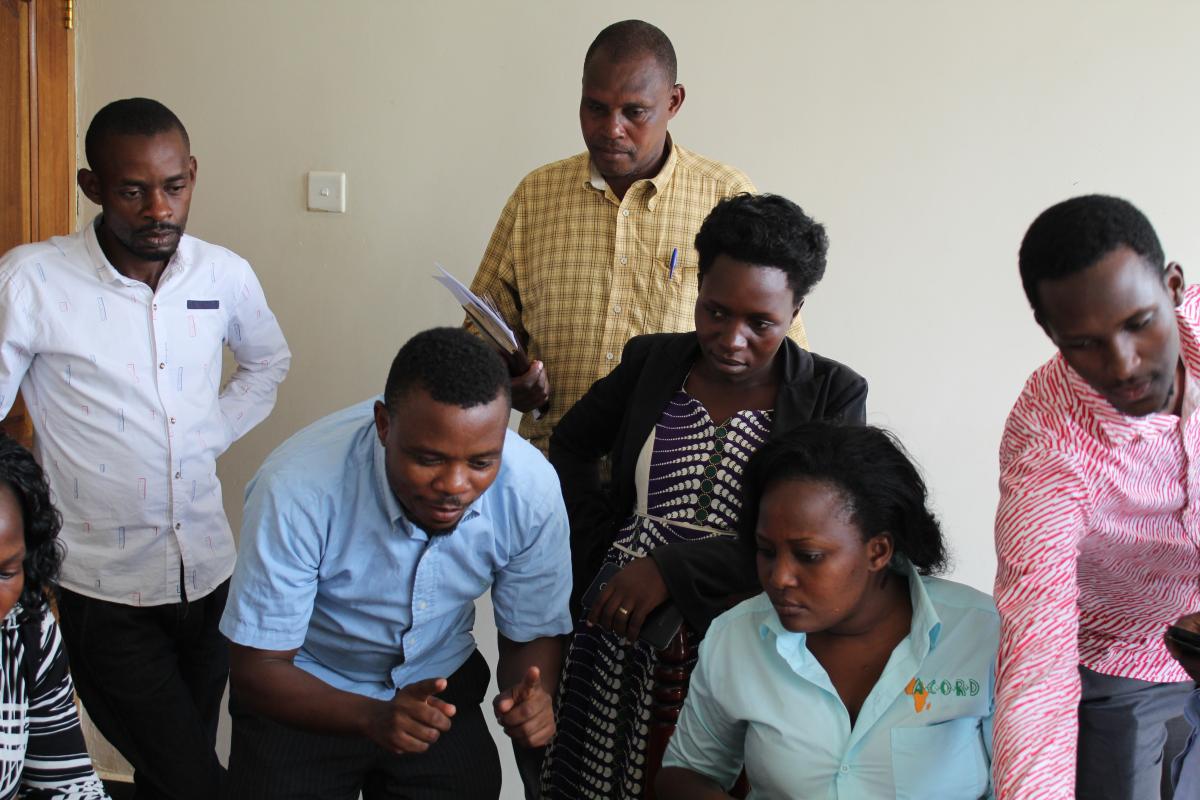 Members of the IWRM Thematic Working Group participate in a learning session in Mbarara, June 2018 Members of the IWRM Thematic Working Group participate in a learning session in Mbarara, June 2018