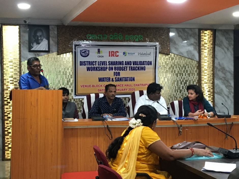 Panel of the Watershed India workshop in Odisha Panel of the Watershed India workshop in Odisha