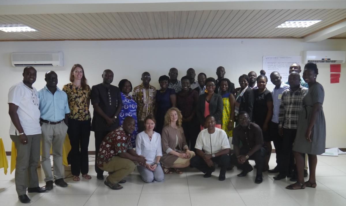 Group photo of the Watershed launch in Ghana Group photo of the Watershed launch in Ghana